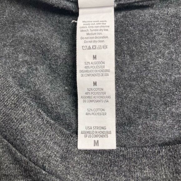 Thou Shall Not Try Me T-Shirt Gray Medium - Picture 7 of 7